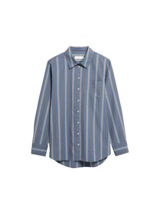 Foto van product ARMEDANGELS Blouse opaal / bruin / lichtgrijs