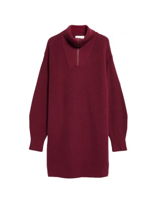Foto van product ARMEDANGELS Gebreide jurk donkerrood