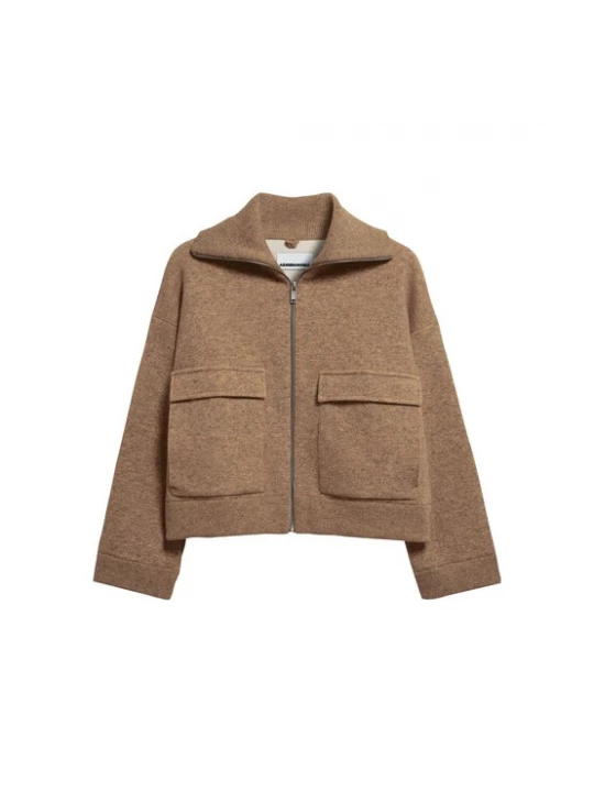 Foto van product ARMEDANGELS Oversized vest bruin gemêleerd