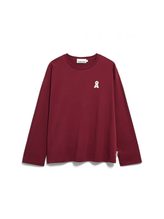 Foto van product ARMEDANGELS Shirt 'FIETAA' rood / wit