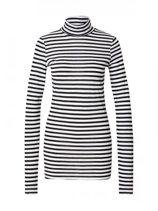 Foto van product ARMEDANGELS Shirt 'GRAZILIANAA' zwart / wit