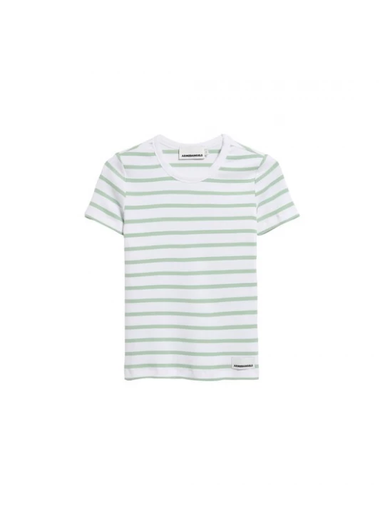 Foto van product ARMEDANGELS Shirt groen / wit
