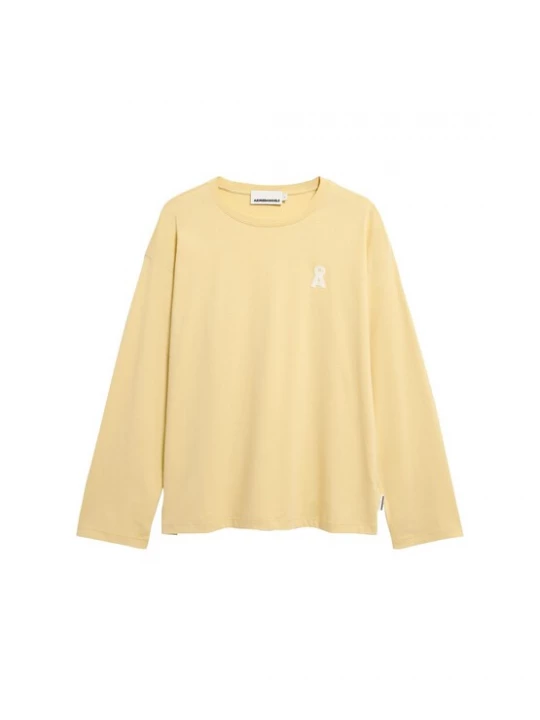 Foto van product ARMEDANGELS Shirt 'ICONIC Å FIETAA' lichtgeel