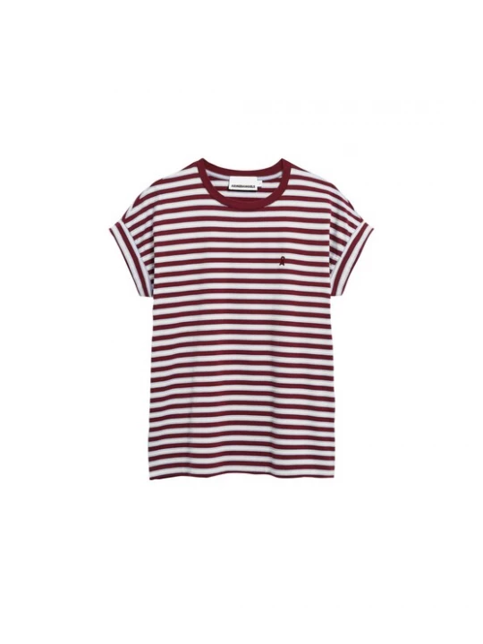 Foto van product ARMEDANGELS Shirt 'IDAARA' lichtblauw / donkerrood / offwhite