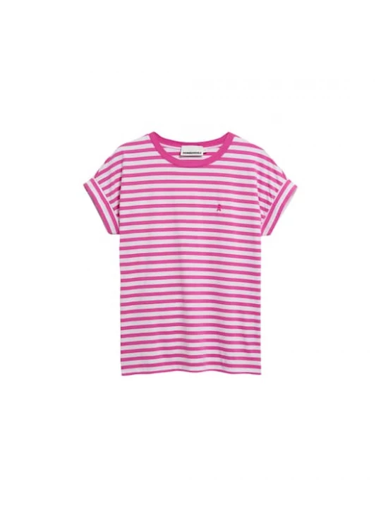 Foto van product ARMEDANGELS Shirt 'IDAARA' pink / wit