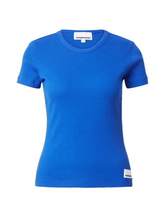 Foto van product ARMEDANGELS Shirt 'KARDAA' ultramarine blauw / zwart / wit