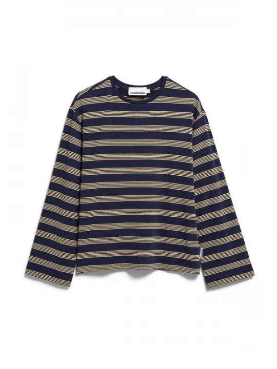 Foto van product ARMEDANGELS Shirt 'MARYNAA' beige / navy