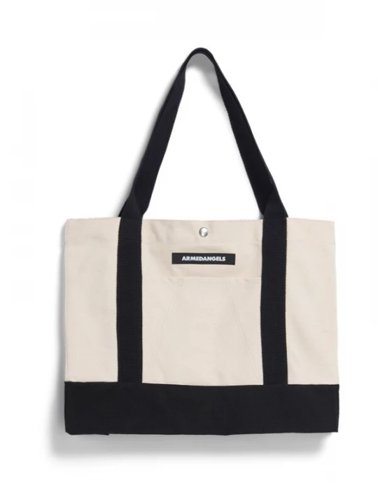 Foto van product ARMEDANGELS Shopper zwart / wolwit