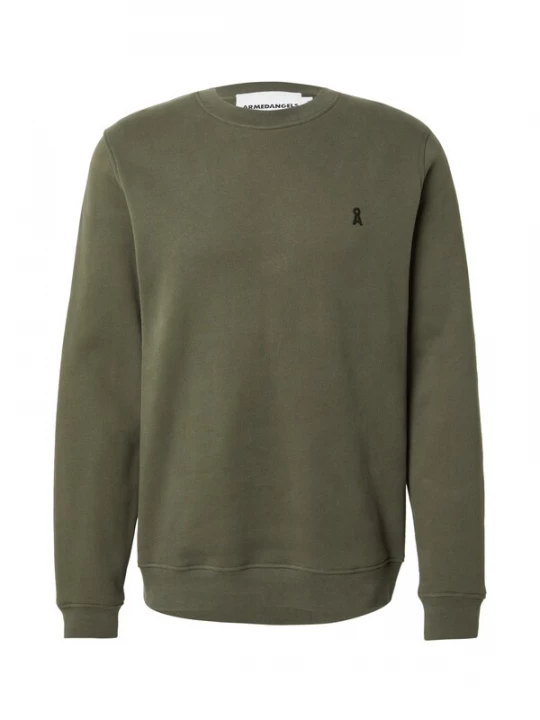 Foto van product ARMEDANGELS Sweatshirt 'Baaro' olijfgroen