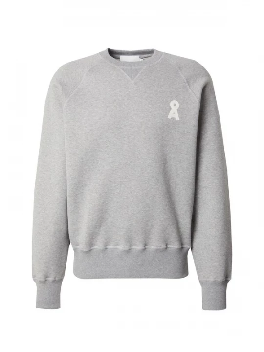 Foto van product ARMEDANGELS Sweatshirt 'Joaan' stone grey / wit