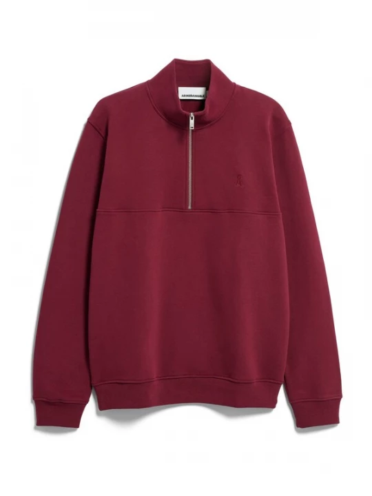 Foto van product ARMEDANGELS Sweatshirt 'WAARLO' donkerrood