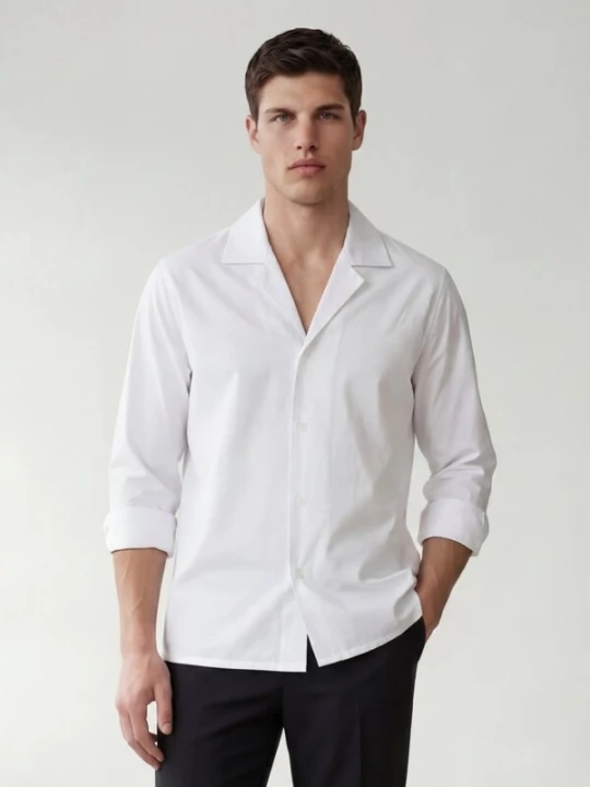 Foto van product ARMIE Overhemd 'The Allan Shirt' wit
