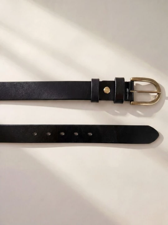 Foto van product ARMIE Riem 'The Cooper Leather Belt' zwart