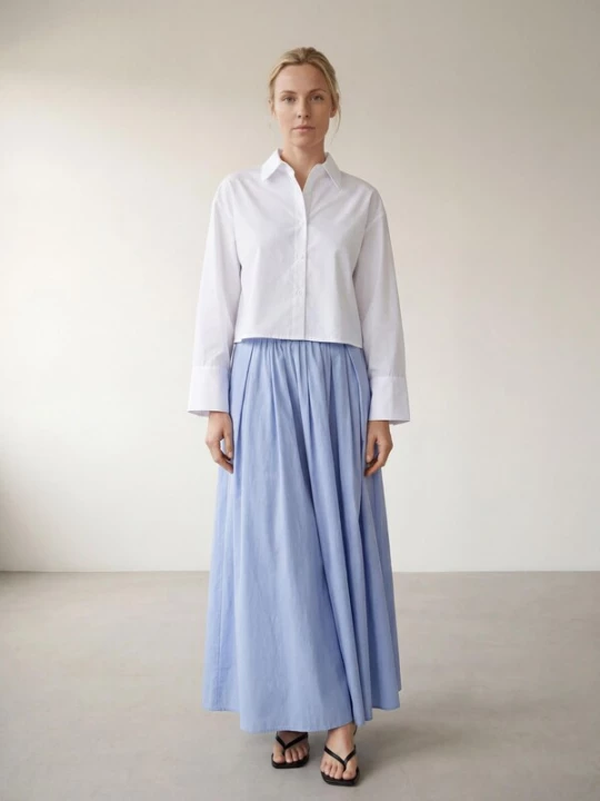 Foto van product ARMIE Rok 'The Emma Skirt' lichtblauw