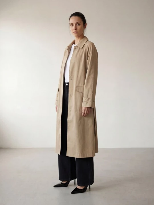 Foto van product ARMIE Zomerjas 'The Tina Trenchcoat' beige