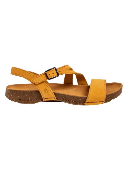Foto van product ART Sandalen met riem 'I Breathe' safraan *Art