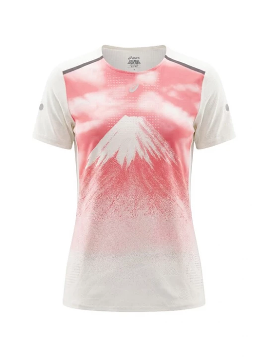 Foto van product ASICS Functioneel shirt 'FUJITRAIL ELITE' grijs / pastelrood / lichtrood / parelwit