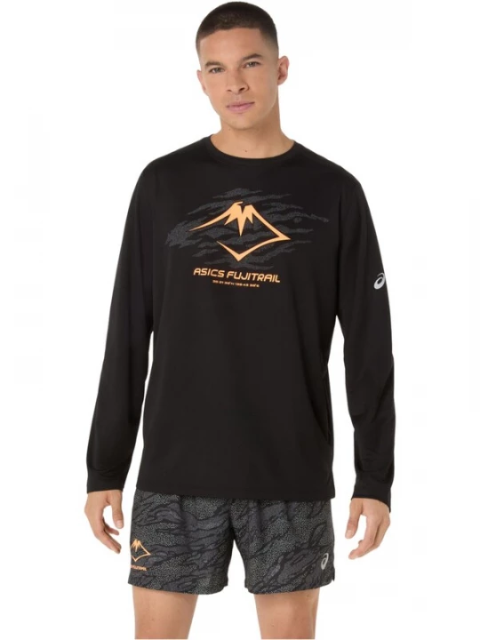 Foto van product ASICS Shirt 'ASICS Fujitrail Logo' zwart