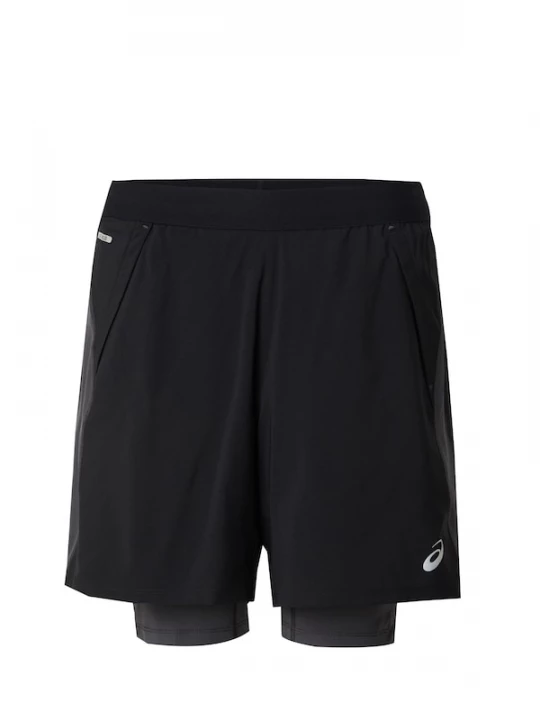 Foto van product ASICS Sportbroek 'ROAD' zilvergrijs / zwart