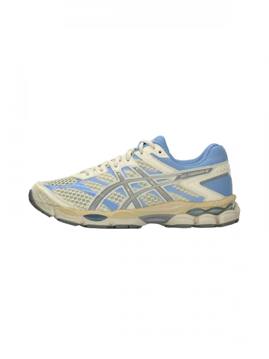 Foto van product ASICS SportStyle Sneakers laag 'GEL-CUMULUS 16' hemelsblauw / pasteelgeel / zilvergrijs