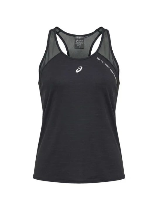 Foto van product ASICS Sporttop 'ROAD' zwart / wit
