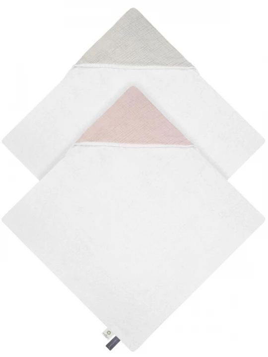Foto van product Aspero Badjas beige / lichtroze
