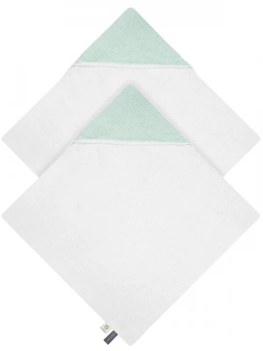 Foto van product Aspero Badjas mintgroen / wit