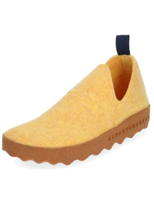 Foto van product Asportuguesas Huisschoenen geel / geel gemêleerd