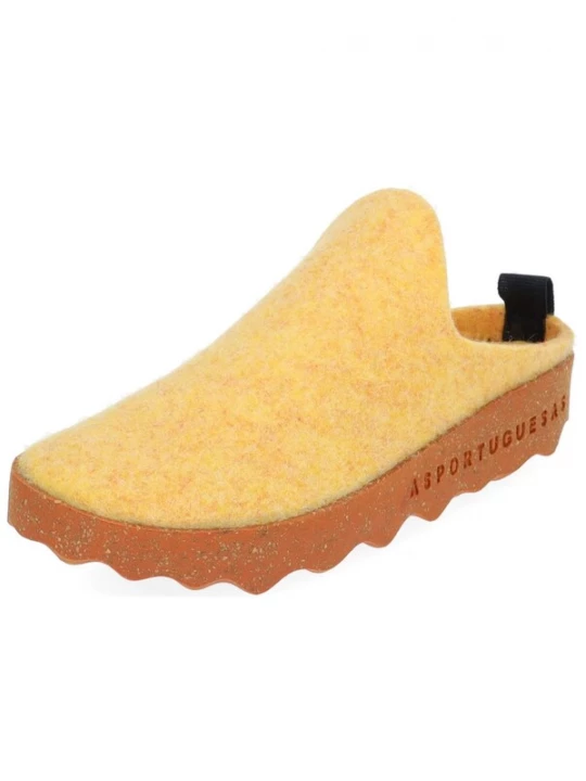 Foto van product Asportuguesas Huisschoenen geel / geel gemêleerd