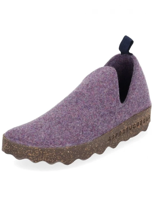 Foto van product Asportuguesas Huisschoenen lila / lila gemêleerd