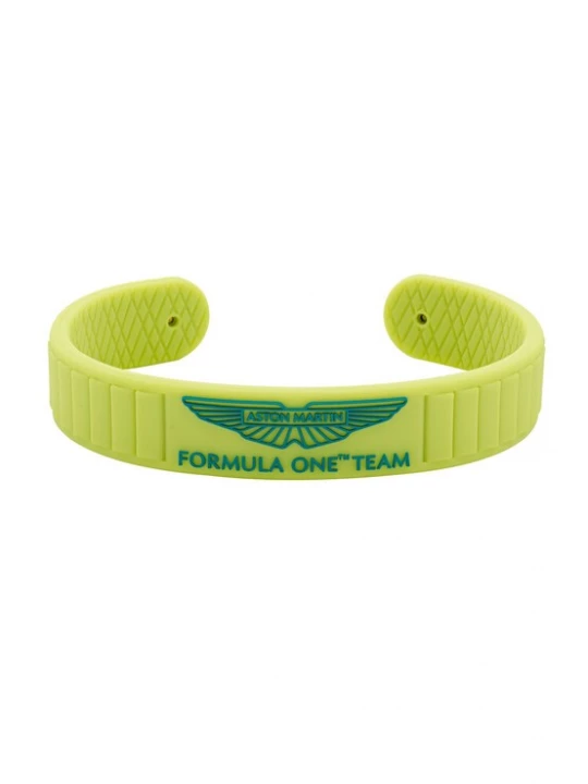 Foto van product Aston Martin Aramco Formula One™ Team Armband ' BAT ' geel / groen Aston Martin Aramco Formula One Team
