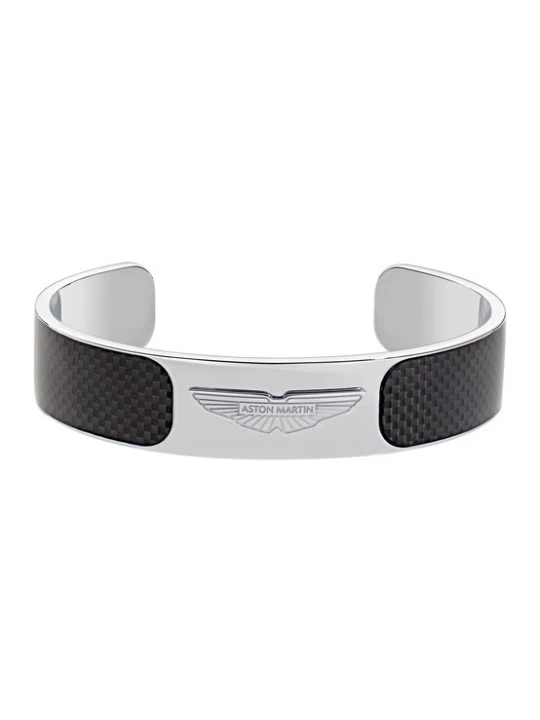 Foto van product Aston Martin Armband 'TRG' zwart / zilver