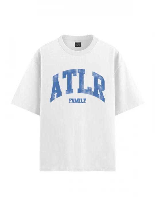 Foto van product ATELIER OF FAITH Shirt 'ATLR FAMILY ESSENTIALS' wit