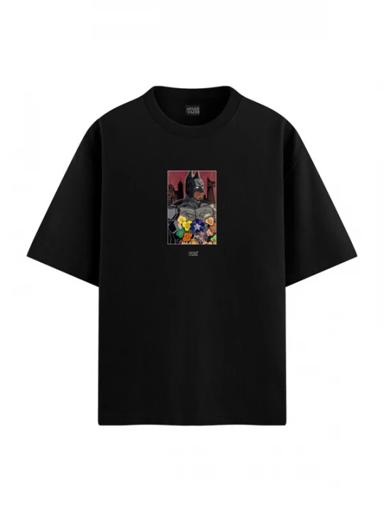 Foto van product ATELIER OF FAITH Shirt 'BATMAN – GALLERY COLLECTION' zwart