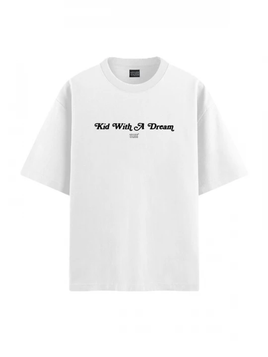 Foto van product ATELIER OF FAITH Shirt 'KID WITH A DREAM' wit