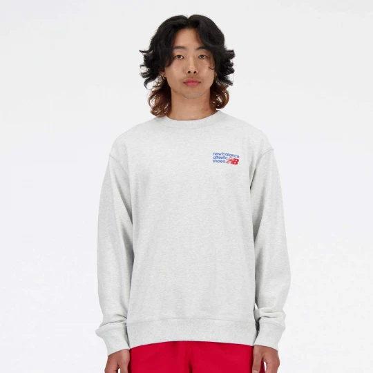 Foto van product Athletics Premium Logo Crew New Balance grijs