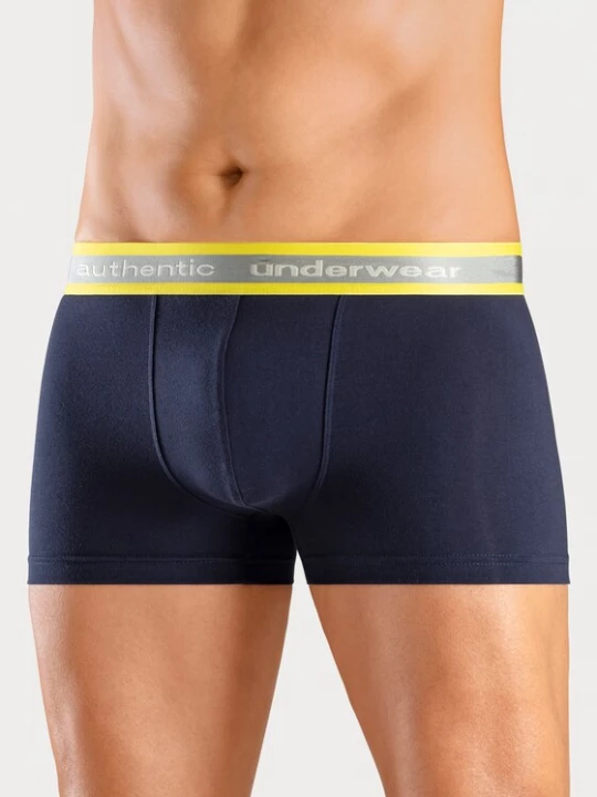 Foto van product Authentic Le Jogger Boxershorts navy / geel / grijs / groen / rood