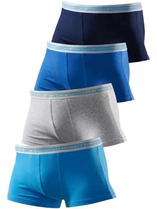 Foto van product Authentic Le Jogger Boxershorts navy / royal blue / koningsblauw / lichtblauw / grijs