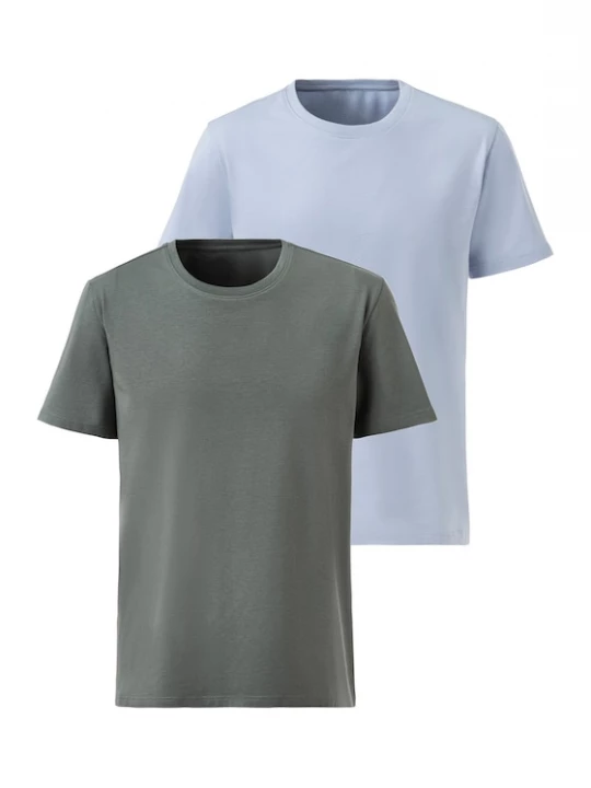 Foto van product Authentic Le Jogger Shirt 'Authentic' lichtblauw / kaki