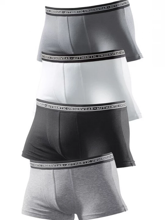 Foto van product AUTHENTIC UNDERWEAR Boxershorts lichtgrijs / donkergrijs / wit