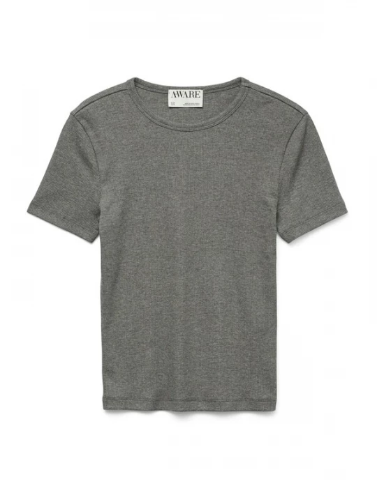 Foto van product Aware Shirt 'AWIrwina' grijs gemêleerd