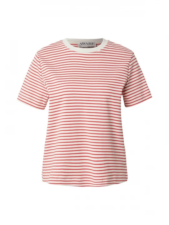 Foto van product Aware Shirt 'AWJADA' beige / rood