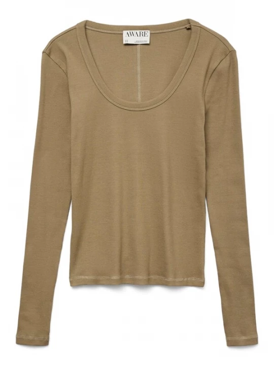 Foto van product Aware Shirt 'AWSAFRAN' olijfgroen