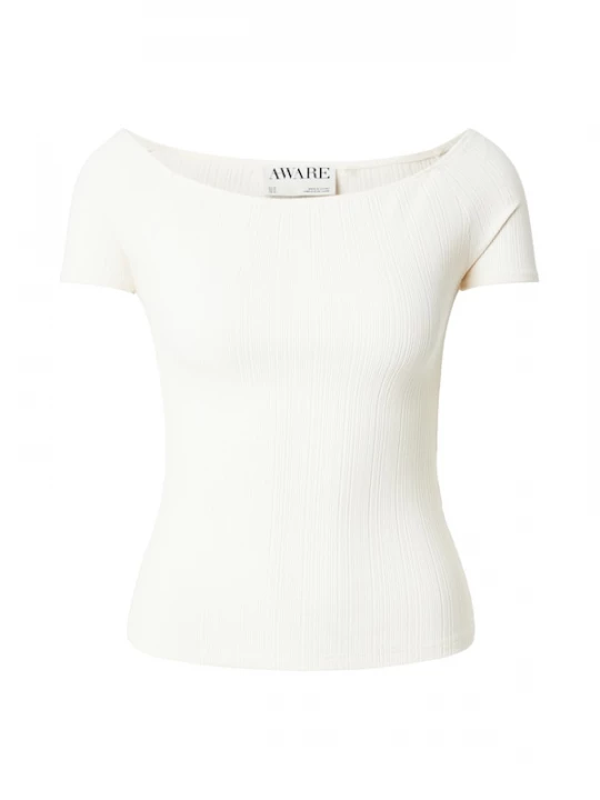 Foto van product Aware Shirt 'Awverde' ivoor