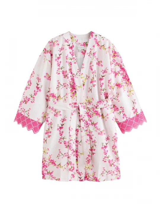 Foto van product B by Ted Baker Ochtendjas kiwi / grasgroen / pink / wit