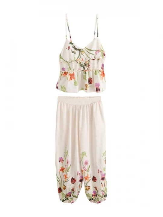 Foto van product B by Ted Baker Pyjama crème / groen / lila / oranje