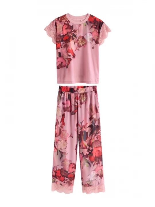 Foto van product B by Ted Baker Pyjama kaki / oudroze / rood / zwart