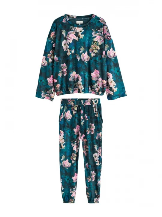 Foto van product B by Ted Baker Pyjama 'Twosie' cyaan blauw / geel / rosa