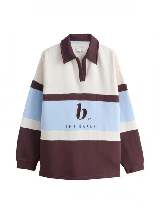 Foto van product B by Ted Baker Shirt crème / hemelsblauw / bourgogne