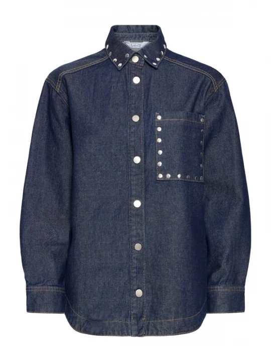Foto van product b.young Blouse 'BYKAYJA' donkerblauw